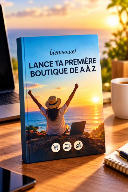 De 0 à ta première vente : le guide complet pour lancer ta boutique en ligne (PDF) (inclus 20 fournisseur + formation gratuite)